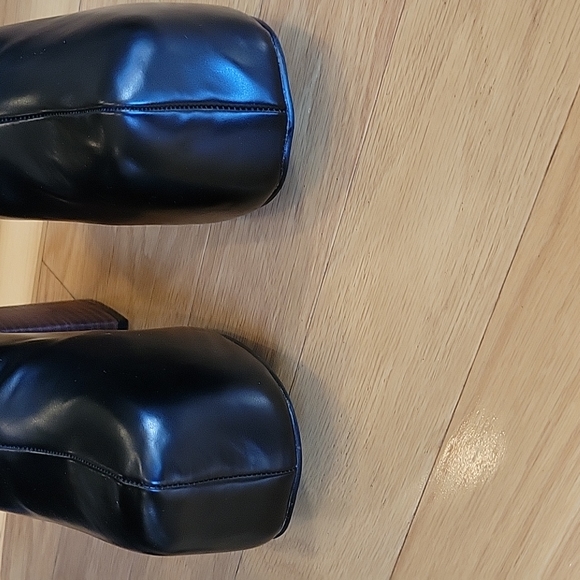 Nasty Gal Faux Leather Platform Ankle Bootie - Picture 9 of 15